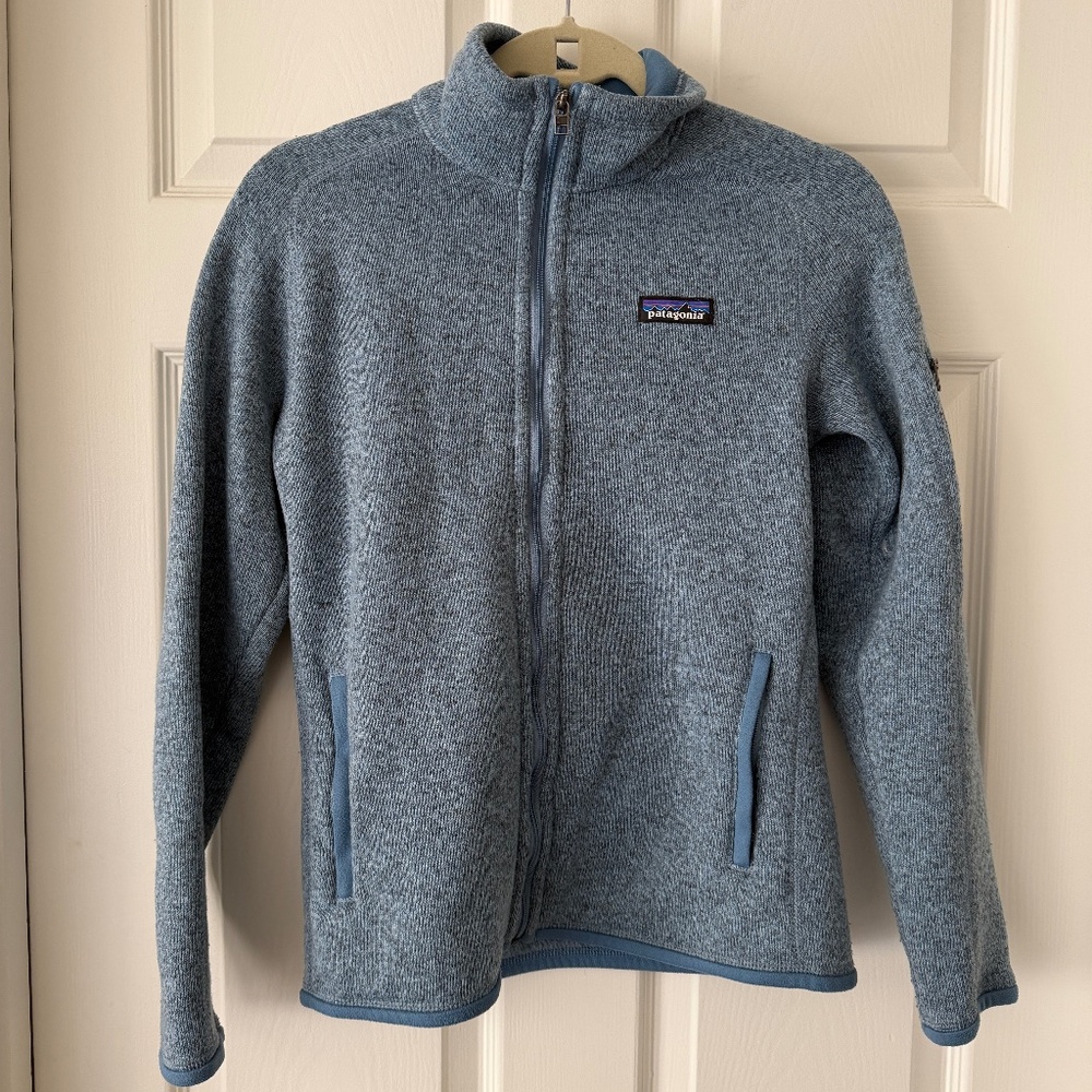 Patagonia Women’s Better Sweater Full Zip Fleece Jacket – Blue, Size S